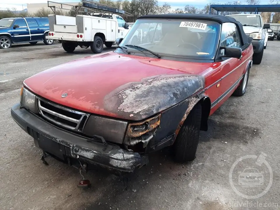 YS3AL76L5R7000997 Saab 900 1994 Red 2.0L 4