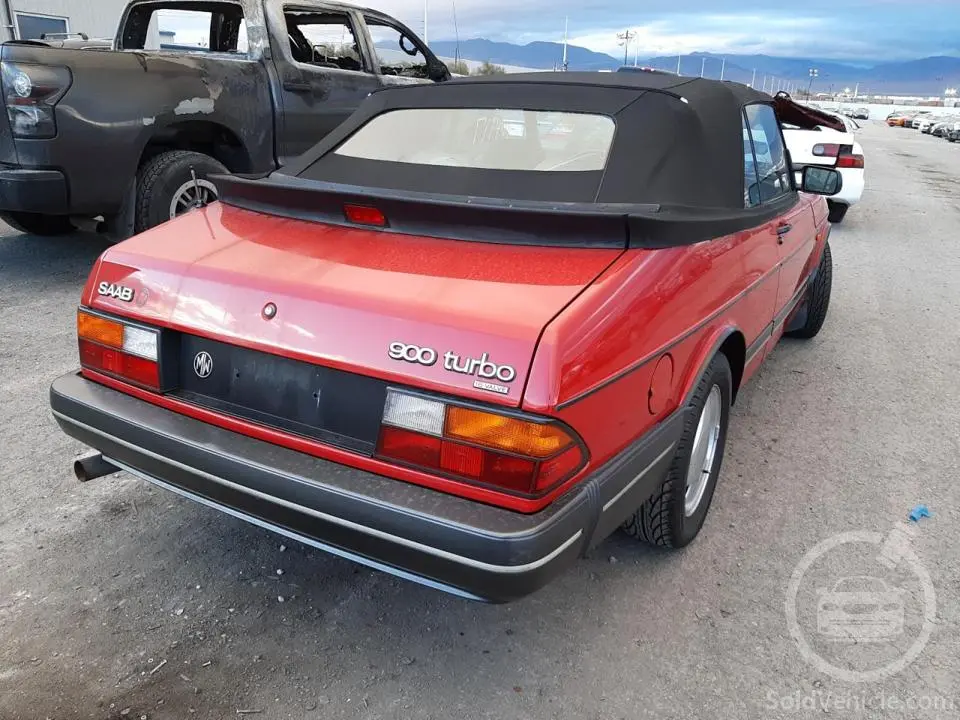 YS3AL76L5R7000997 Saab 900 1994 Red 2.0L 4