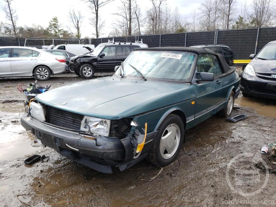 YS3AL75L8N7011746 Saab 900 1992 Green 2.0L 4