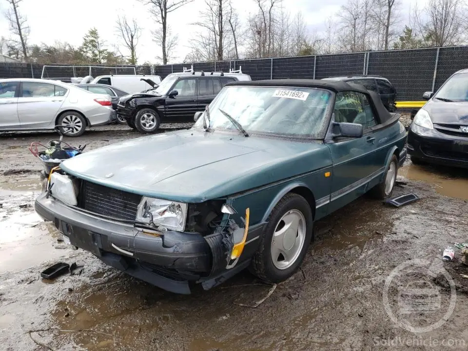 YS3AL75L8N7011746 Saab 900 1992 Green 2.0L 4
