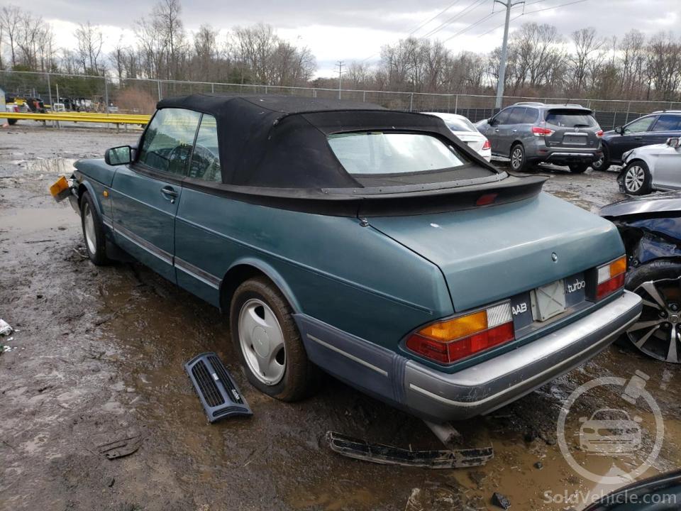 YS3AL75L8N7011746 Saab 900 1992 Green 2.0L 4