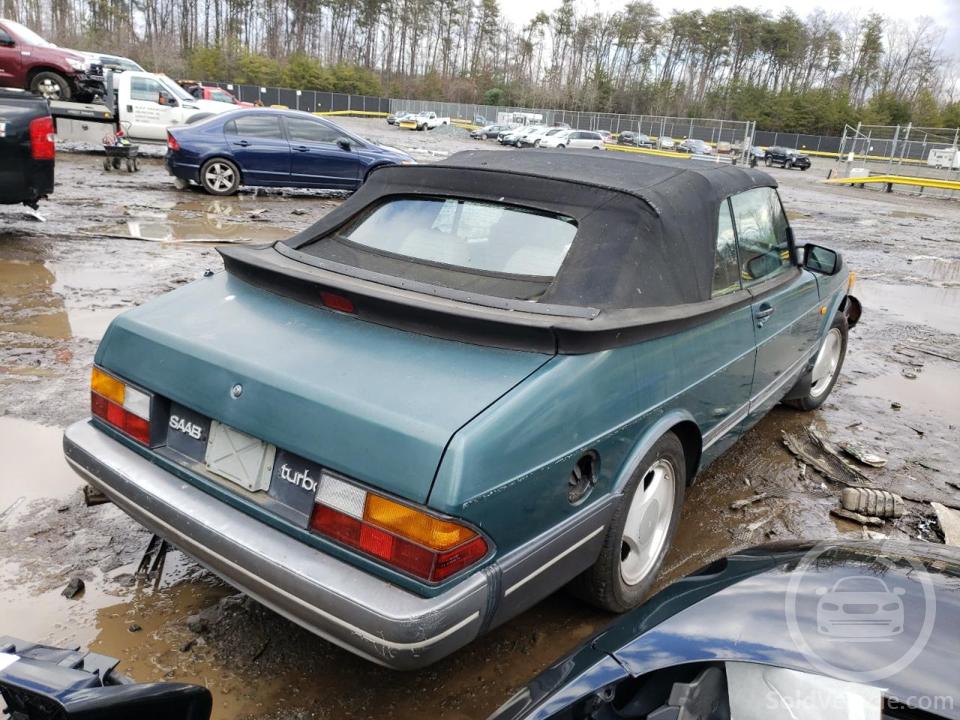 YS3AL75L8N7011746 Saab 900 1992 Green 2.0L 4