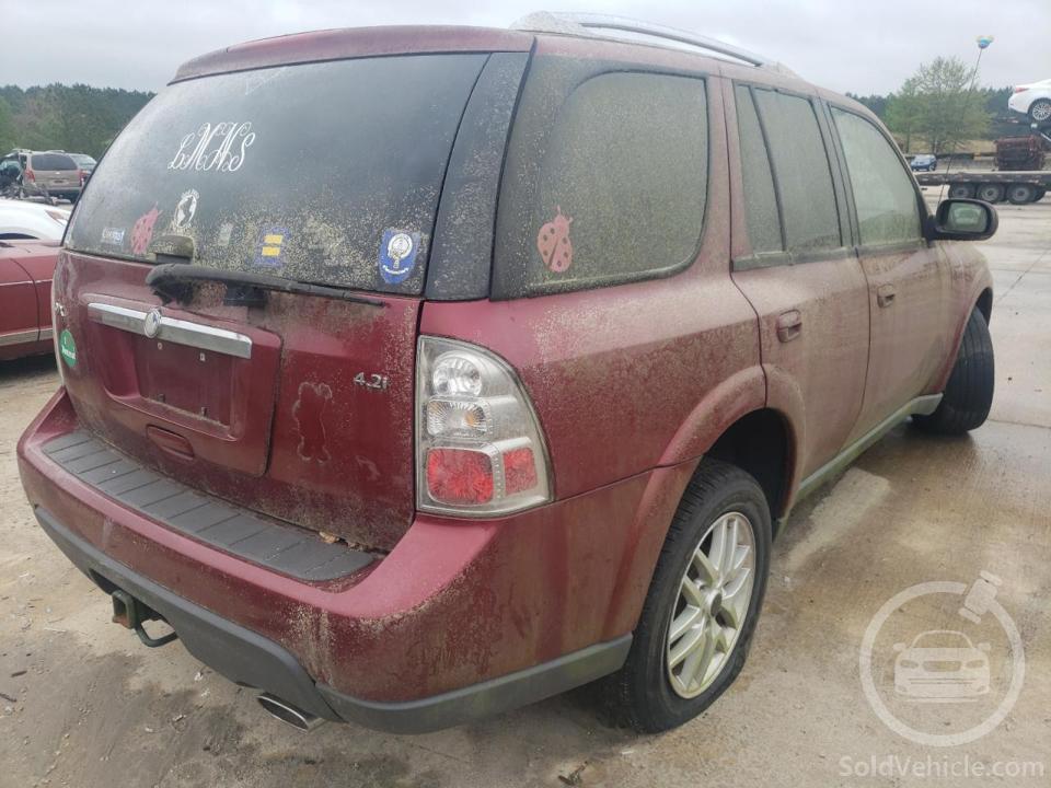 5S3ET13S862800990 Saab 9 7 Linear 2006 Burgundy 4.2L 6