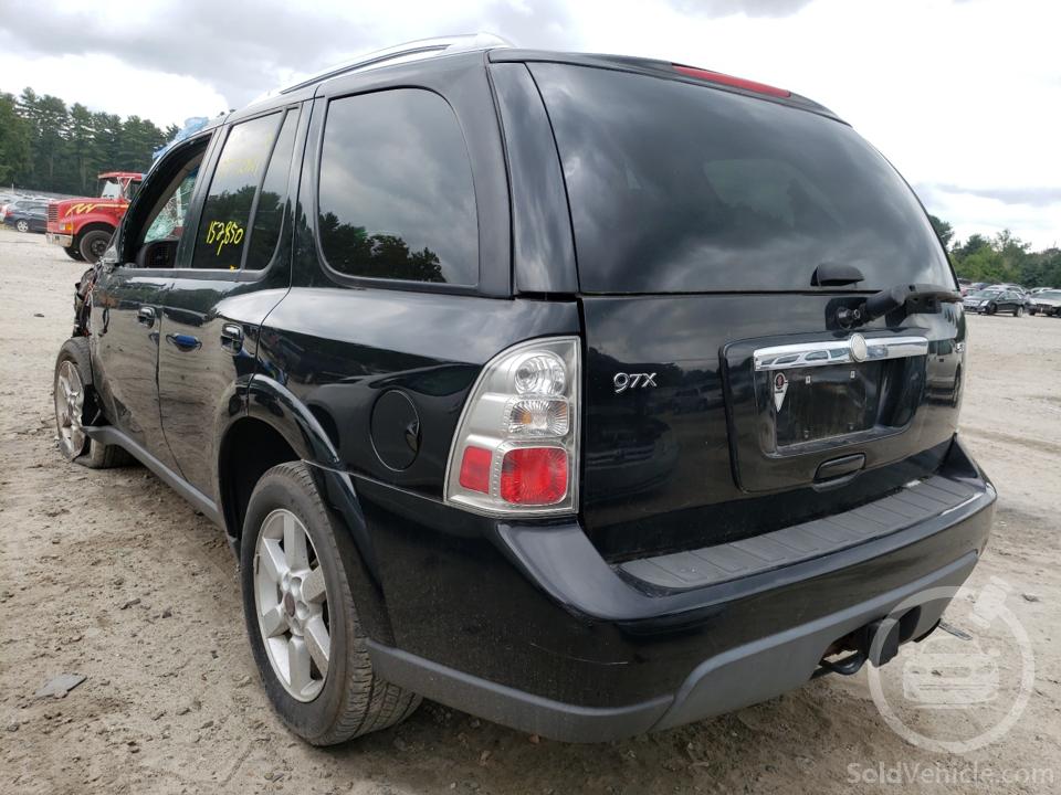 5S3ET13M372801676 Saab 9 7 5.3I 2007 Black 5.3L 8