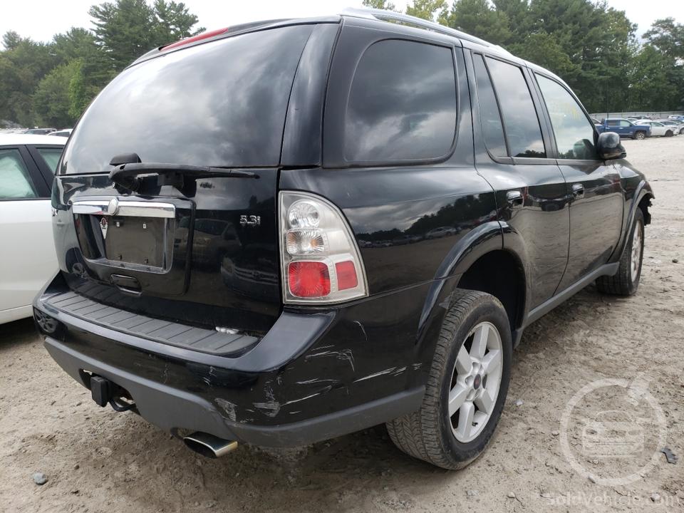 5S3ET13M372801676 Saab 9 7 5.3I 2007 Black 5.3L 8