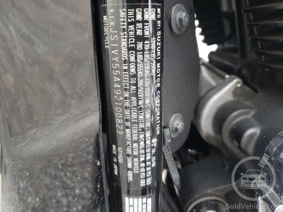 JS1VY55A492100823 Suzuki Cyc Vz/Vzr 2009 Black