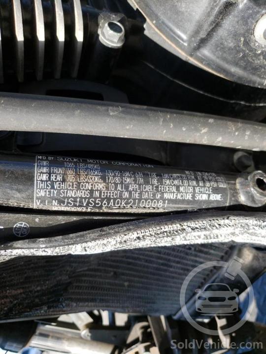 JS1VS56A0K2100081 Suzuki Cyc Vz/Vzr 2019 Two Tone